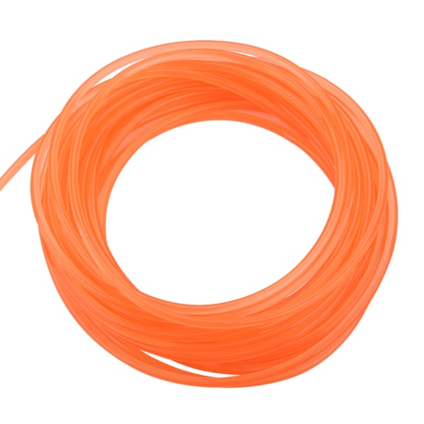 Orange glat overflade PU polyurethan rund bælte til drivtransmission (5mm*10m)