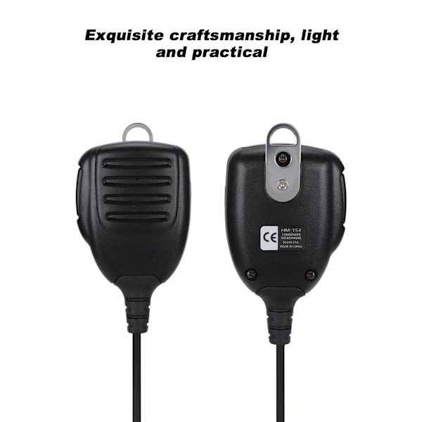 Högkvalitativ HM152 Walkie Talkie Handmikrofon För ICOM F121/F210/F221/F621TR/F5011