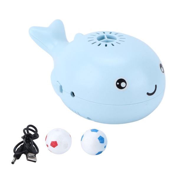 Whale Bath Toy Söt USB Laddning Bärbara Valar Leksaker Flytande boll för barn GiftBlue