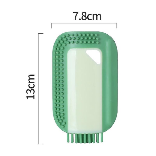 2 pakke silikon rengjøringsbørster for baderom - høykvalitets glass og speil avduggende vaskeservietter med hengende design