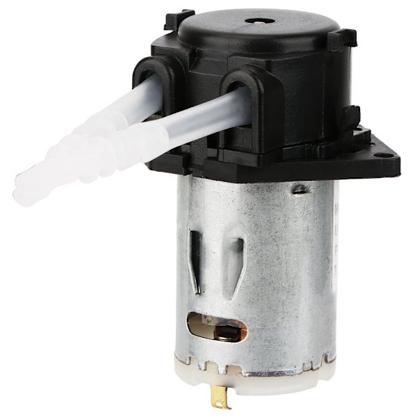 Doseringspumpe DIY peristaltisk slangehode for akvarielabbkjemisk analyse (svart 24v 3*5)