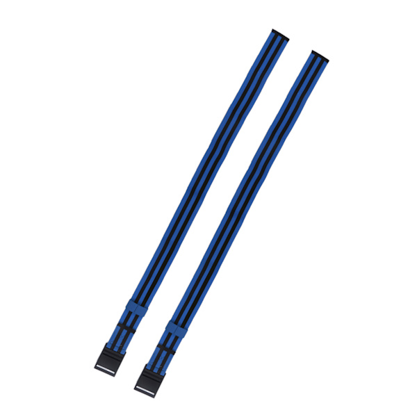 2st Fitness Occlusion Träningsband Blodflödesrestriktion Träningsinpackning för muskelbyggande Träning Blå för Ben 101cm