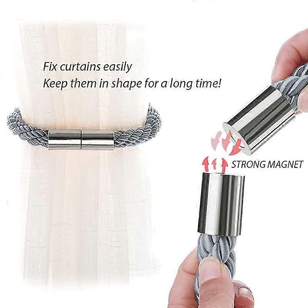 Strong Magnetic Curtain Tiebacks Modern Simple Style Drape Holders