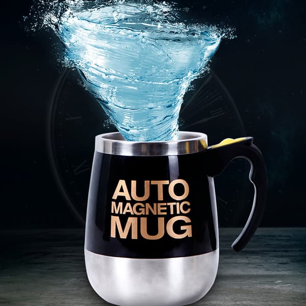 400 ml Automatisk Blandingskaffe Kop Rustfrit Stål Magnetisk Omrøringskop