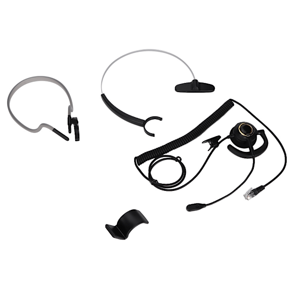 H1000-RJ9 Krystallhode Støyreduserende Call Center Headset Komfortable Telefonhodetelefoner