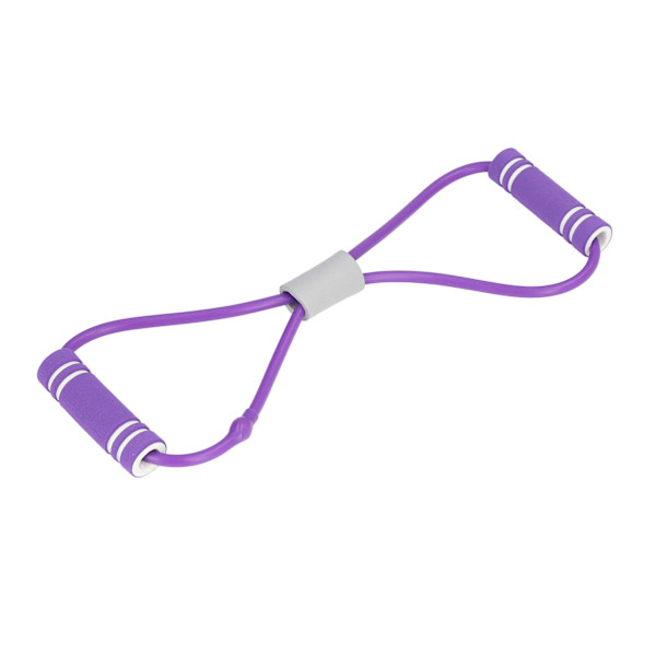 Figur 8 Resistance Band Professional Latex 8 Resistance Band Breddade bärbarhetsmotståndsband med mjukt skumhandtag