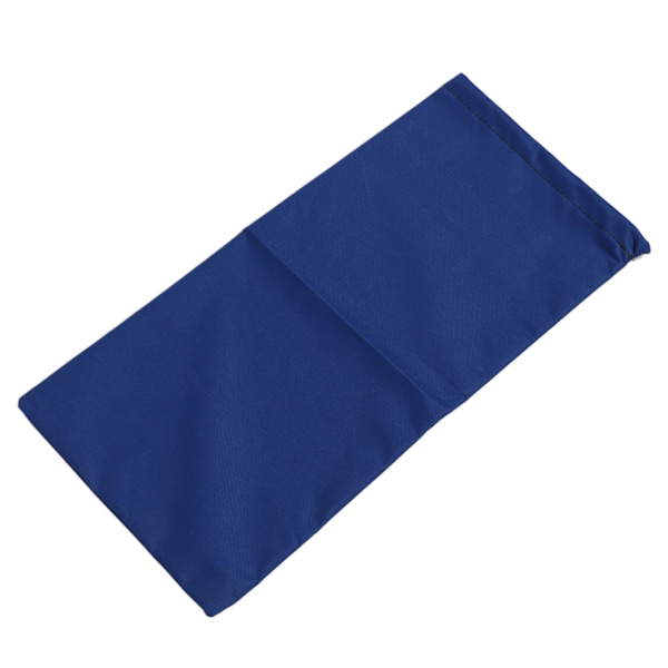 10 stk. bøyelige flomsandsekker, tomme, tykkede 600D polyester, bøyelige snor-flomkontrollposer for dør, garasje, kjeller, mørkeblå