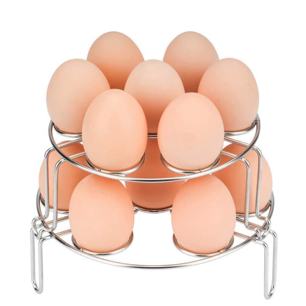 2 stykker Egg Steamer Basket Rack Holder, Steamer Stativ, Egg Steamer, Med To Eggless Steamer matter
