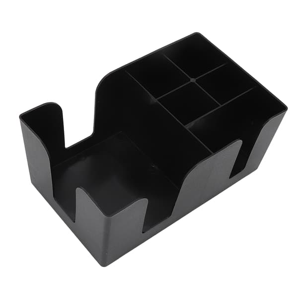 Kaffestasjon Organizer Multifunksjonell Klassifisering ABS Stående Kaffe Krydder Organizer med 6 Rom