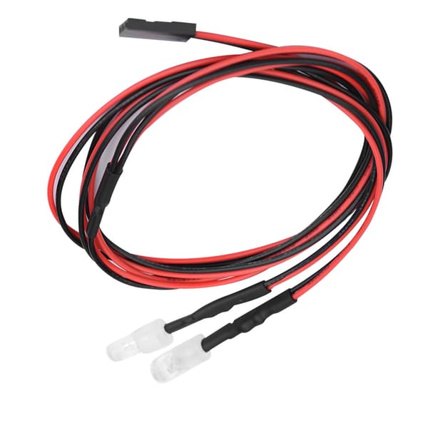 2 STK 5 mm frontlykter RC tilbehør LED-lys for 1/10 modell driftbil (11# blått lys)