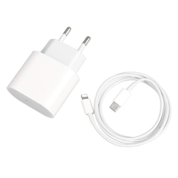 20W Puhelimen Lataussovitin Type C - IOS-liitäntäkaapeli Pikalataus PD Seinälaturi 1 metrin Latauskaapelilla Iphonelle EU-pistoke 100‑240V