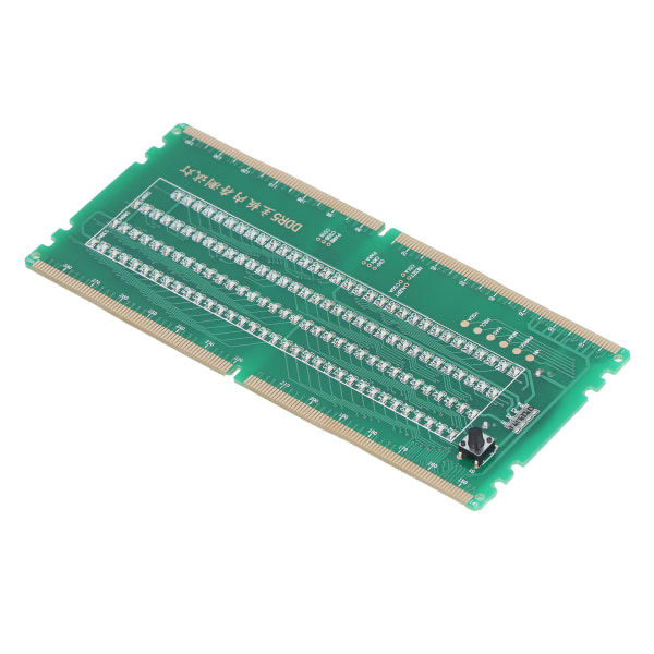 DDR5 Desktop Mainboard Test Card Memory Slot Tester Board med LED-lys til vedligeholdelse