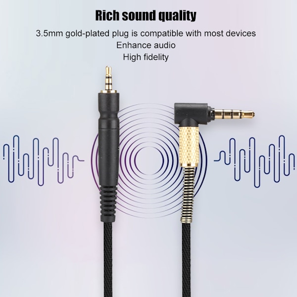 Gaming Headphone Kabel til Sennheiser G4ME ONE / PC 373D / PC37X GSP350 / 500 / 600 Mobiltelefon Version