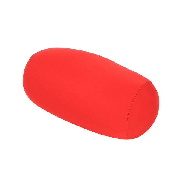 Punainen Micro Mini Microbead -selkätyyny, rullaava tyyny niskan tukemiseen matkoilla tai kotona Red