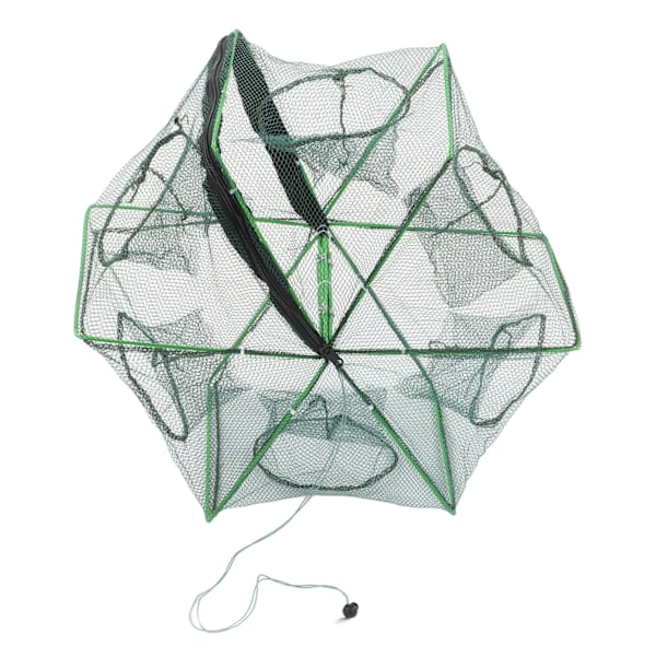 Polygon Fiskebetsfälla Automatisk fiskenätsfälla Vikbar Bärbar Räkbur 50x25cm