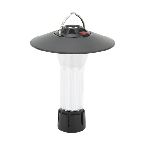 Mini LED-lampa för utomhuscamping med magnetisk sugbas och lampskärm för tält, camping och vardag