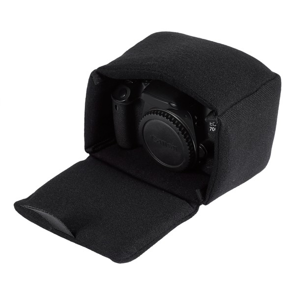 Pehmustetut kameralaukut DSLR- case - Iskunkestävä kameran organizer (musta)