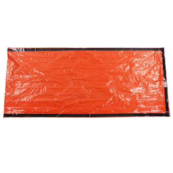 Överlevnadsfilt Vattentät hopfällbar termisk nödfilt för utomhuscampingvandring Orange 210x90cm