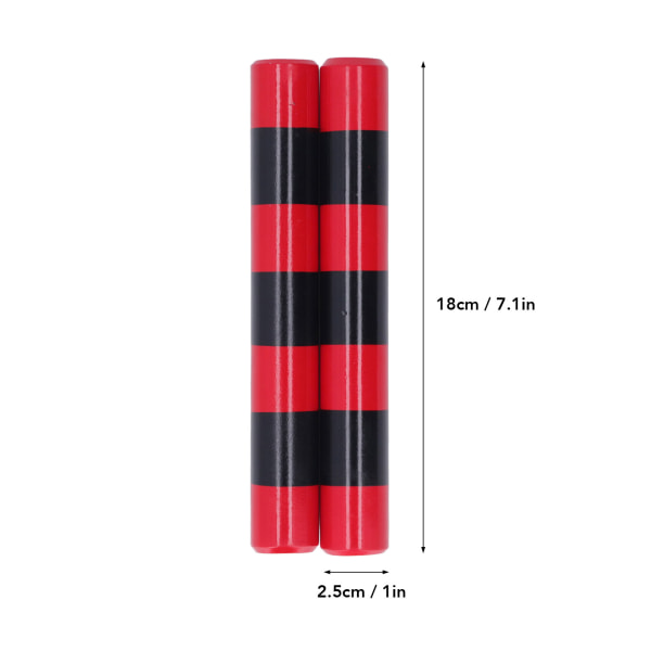 Enriching Early Education Sand Stick Shaker - Red Stripe, Musical Instrument