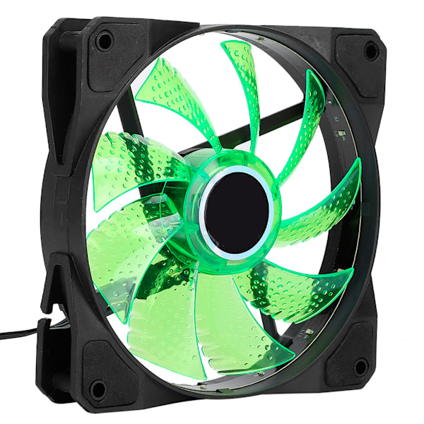 CPU Køler Radiator Ultra-Stille 4 Messing Heatpipe Blæser 1366 til 775AMD1155 Desktop Computer (3pin) (Grøn)