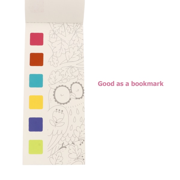 Akvarellmalebok for barn Forbedre kreativiteten Tegneboksett med fortykket lomme med pensel Type 3 Type 3