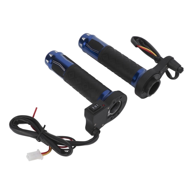 2 stk. 22 mm/0,87 tommer Elektrisk Opvarmede Greb Aluminium Legering Vinter Håndvarmer til Motorcykel Cykel Styr 12V‑14V Blå