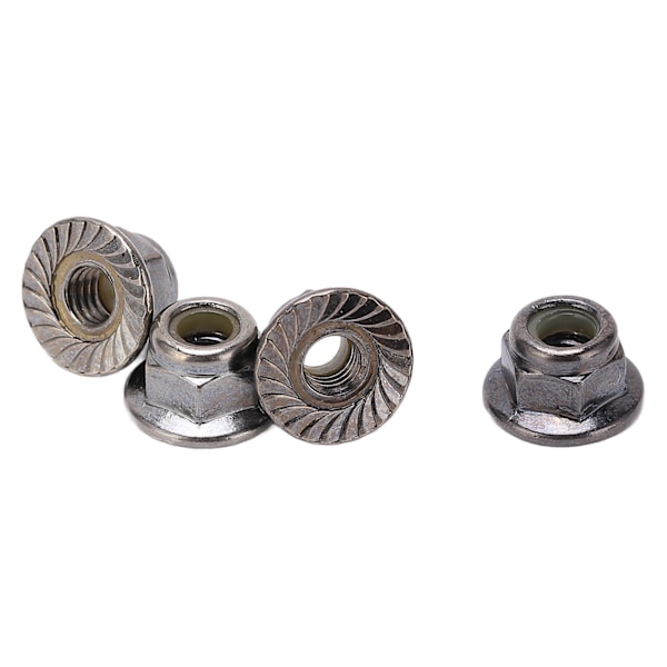 4 stk/sett 4mm M4 Hjulmutterlås for Arrma 1/10 Fjernstyrt Bil Universal Anti-Skli Muttere Tilbehør
