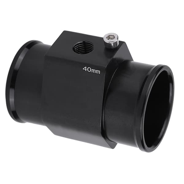 Bil Vatten Temp Temperatur Gemensam Rör Slang Sensor Mätare Adapter 40mm