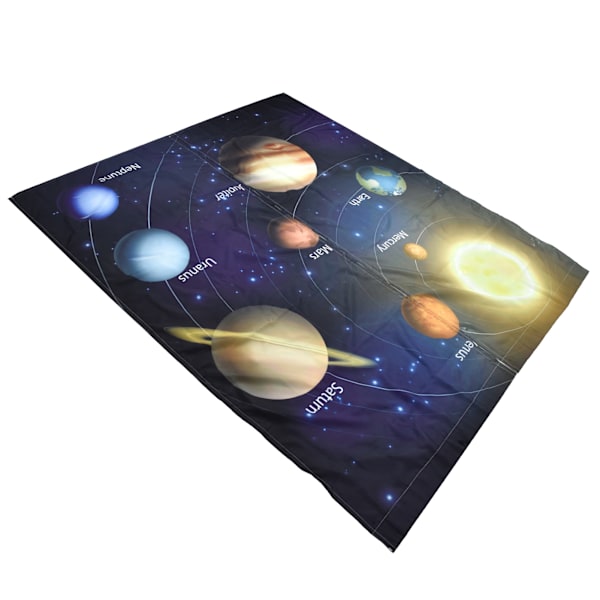 Moderni ikkunan verho polyesterikuitu planeettakuvio digitaalinen painatus varjostin verho kodin sisustus 170x200cm / 66.9x78.7in Tyyppi 39