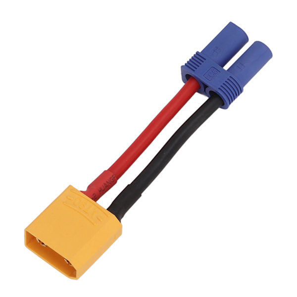 RC Car EC5 Connector Professional XT90 hane till EC5 hona kabel för RC bilar 12AWG