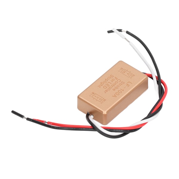 Blinkende stroboskop-controller, automatisk bilblinkmodul til LED-bremsebaglygte 12V-16V DC