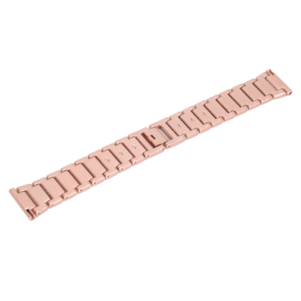 Klokkereim Metal erstatningsbånd med Rhinestone kompatibel for Huawei Watch 22mm Pink
