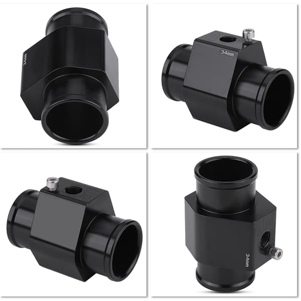 Bil Vand Temp Temperatur Samle Rør Slange Sensor Måler Adapter 34mm