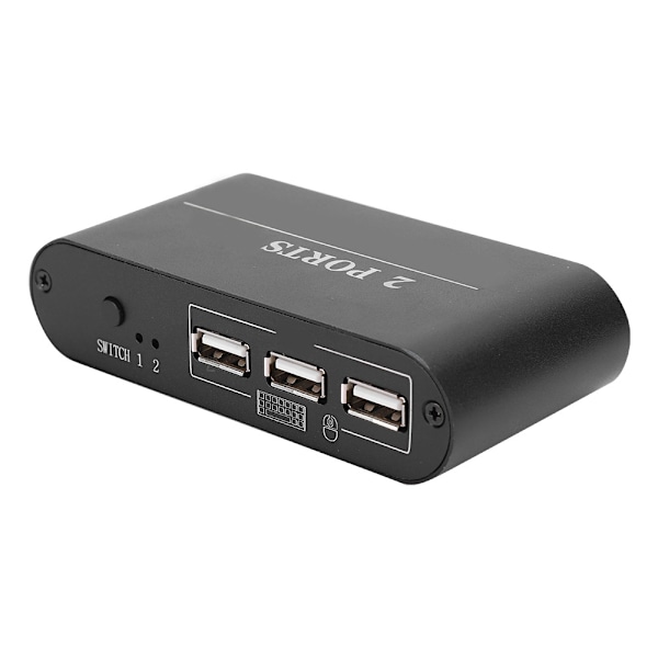 HDMI Switch Lille 2-i-1-ud 2-Port 4K Deling til USB Tastatur / Mus / Printer / Video