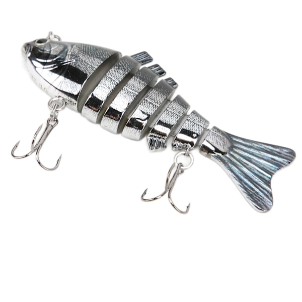 Fiskebete Hållbar imitation av plast Fake Multi Jointed Swimbbait Långsamt sjunkande Glidebait5#