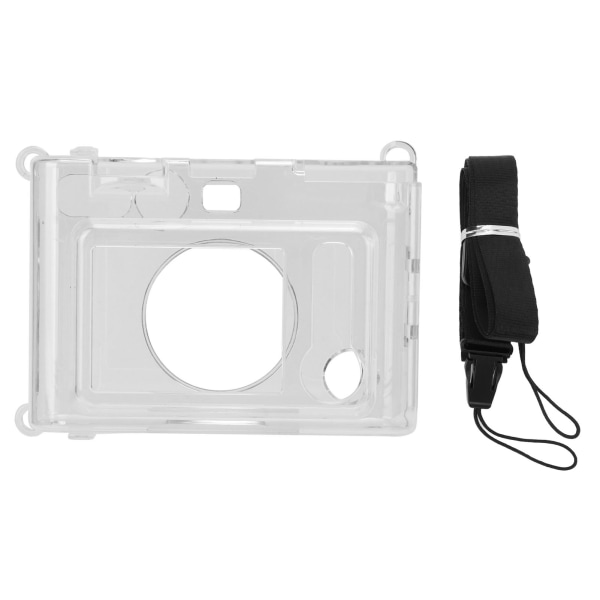 Kirkas case hihnalla Fujifilm Instax Mini Evo -kameralle
