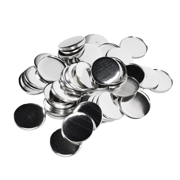 Badge Bakre cover 50 mm Mer hållbar korrosionsbeständighet Plåt Plast DIY Badge Material