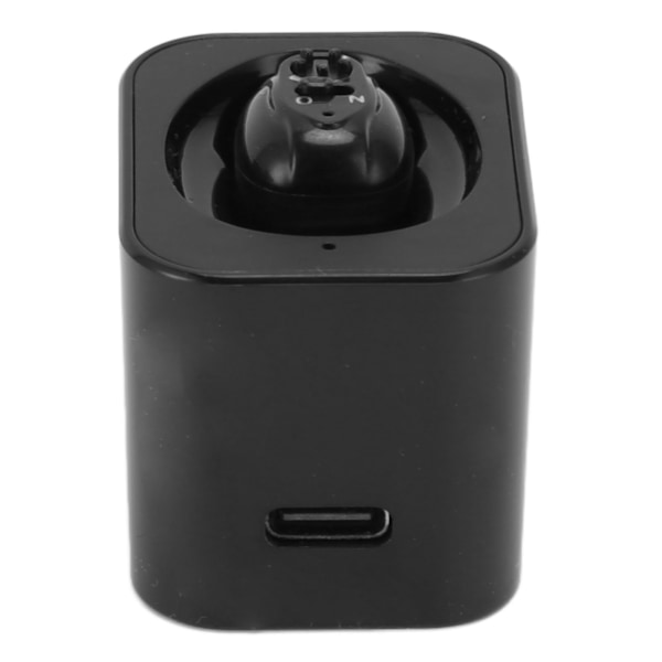 Enkelt ørepropp med justerbar volum, lydhjelpemiddel, USB-lading, høreapparat for eldre voksne, innebygd batteri