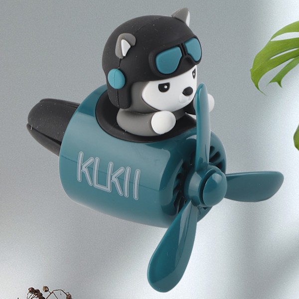 Sööt Karhu Auton Ilmanraikastin Auton Diffuusori Ilmaventtiilin Raikastajat Pyörivä Potkuri Aromaterapia Koriste Auton Tarvikkeet