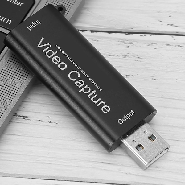HD Video Capture Card Record Box 4K 1080P HDMI til USB 2.0 til PS4 Streaming Spiloptagelse