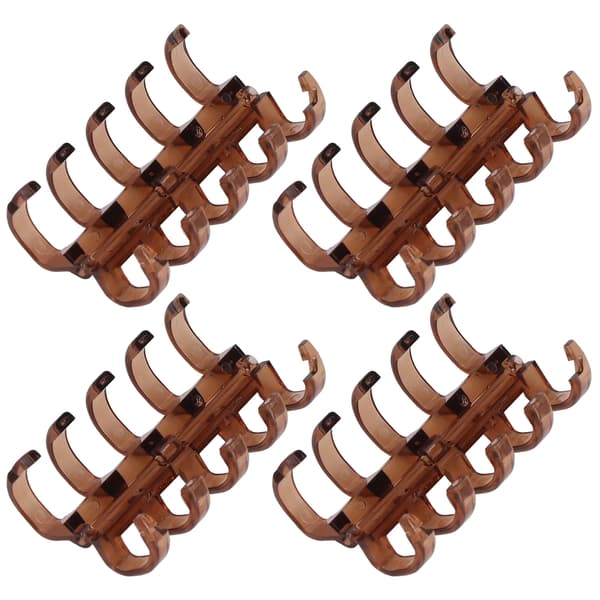 20 stk. Binderinge Segmenteret Design Holder 60 Ark 11 mm Bindetykkelse Kontorartikler Ravgul