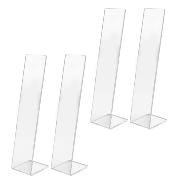 4 stk. Akryl hårbånd display stand hårspænde smykker display holder til butik gennemsigtig