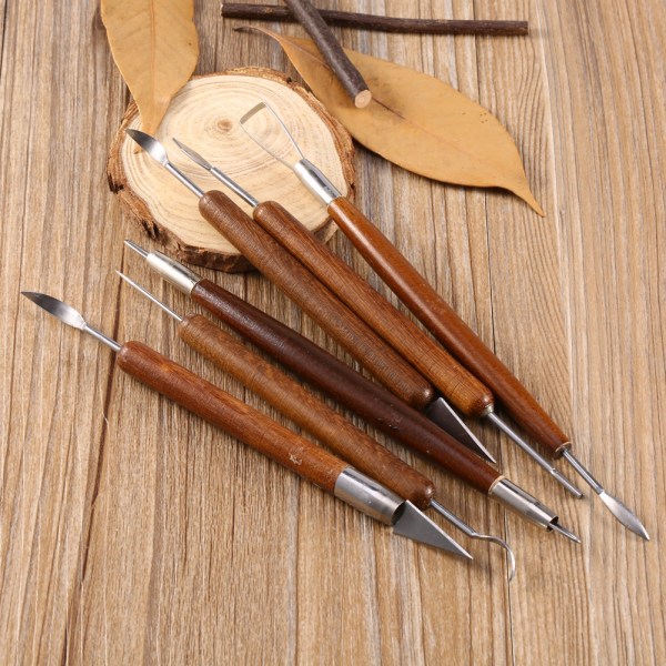 Polymer Clay Modeling Tools Set - 6pcs