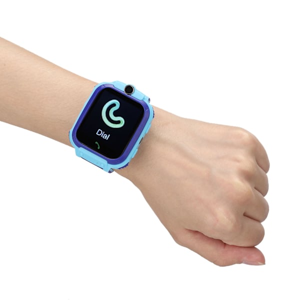 Smartwatch Multifunktionell Digital Armbandsur för Barn IOS/AndroidQ12 Blå