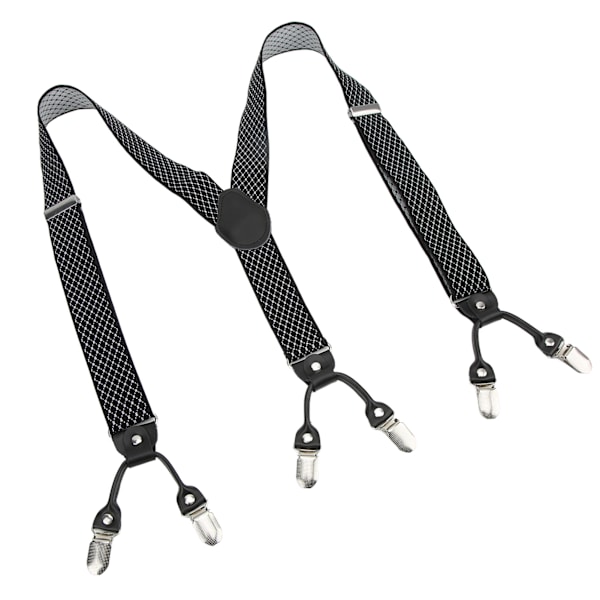 Herre Seler Let Justerbare Y-formede Stropper 3,5x110cm/1,4x43,3in Ergonomiske Seler til Tøjmatchning