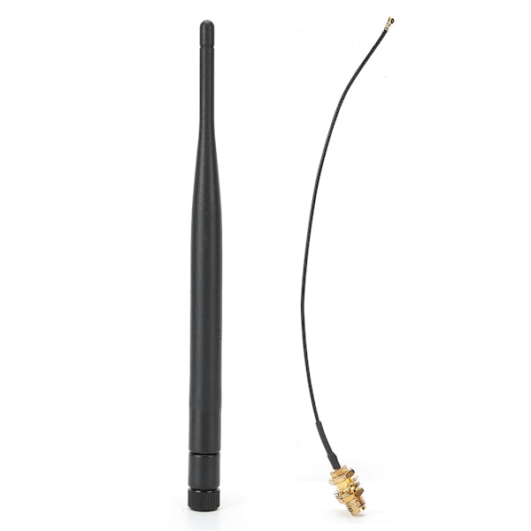 WiFi-antenn 2.4G/5G Dual Band 6DBI med IPEX4 Förlängningskabelsats för Trådlös Nätverksrouter