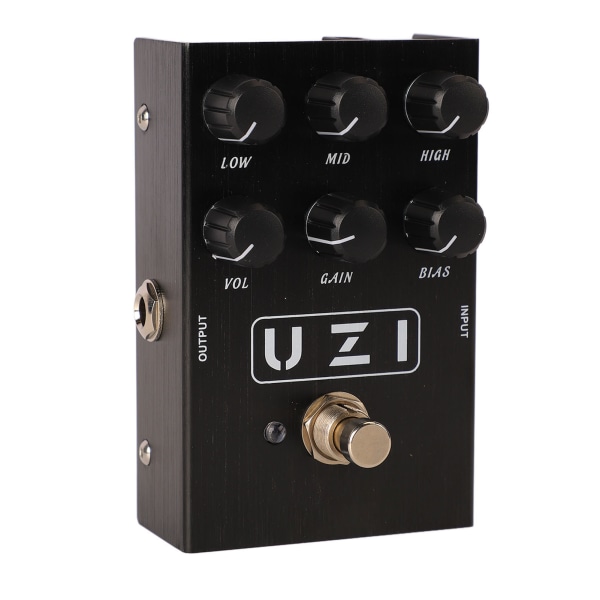 Elektrisk gitareffekter Drive Pedal Effector Simulerer gitarforvrengning og overdriveeffekter AN 35 Black