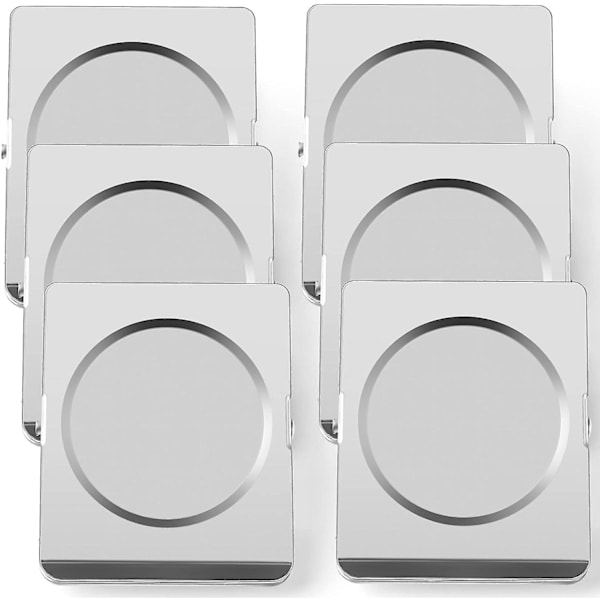 6 Pack Extra Large Heavy Duty Magnetic Clips for Fridge, 2.2 Inch Magnets with Strong Clips for Whiteboard