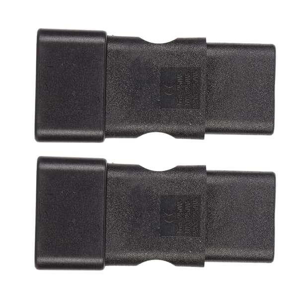 2 stk IEC320 C20 til IEC320 C19 Strømadapter C20 til C19 Strømpluggadapter for UPS PDU Server Datamaskin Sokkel