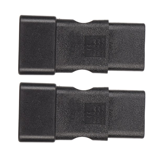 2 stk. IEC320 C20 til IEC320 C19 Strømadapter C20 til C19 Strømstikadapter til UPS PDU Server Computer Stikkontakt
